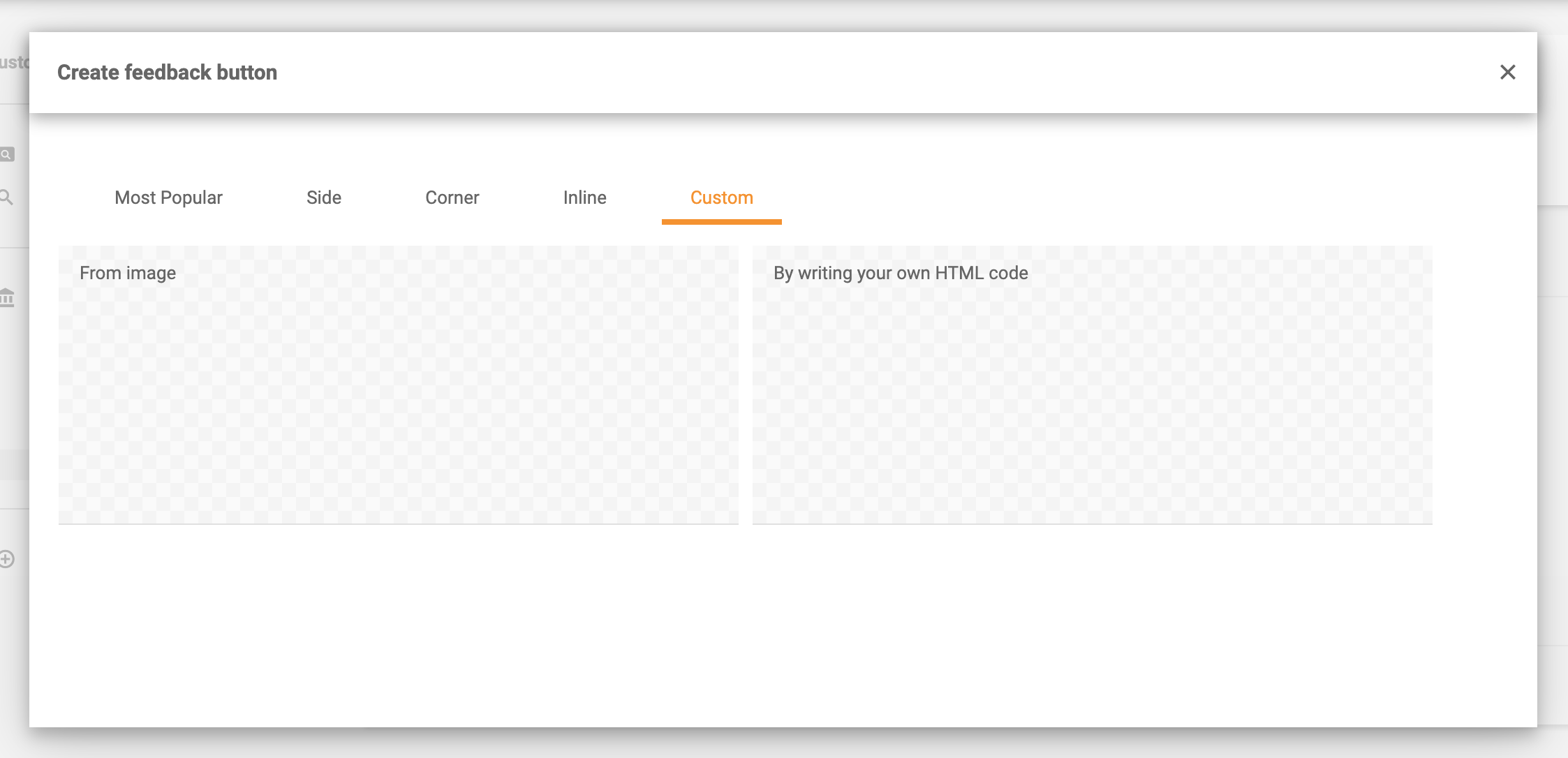 Boutons de retour personnalisés
