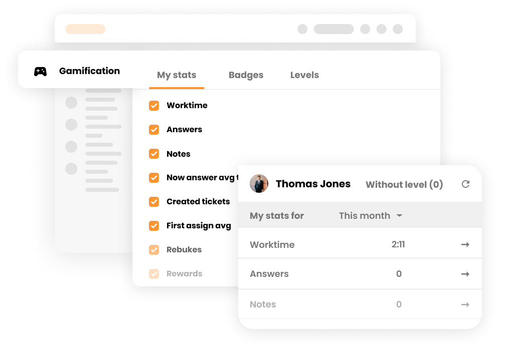 Classement LiveAgent pour le temps de travail