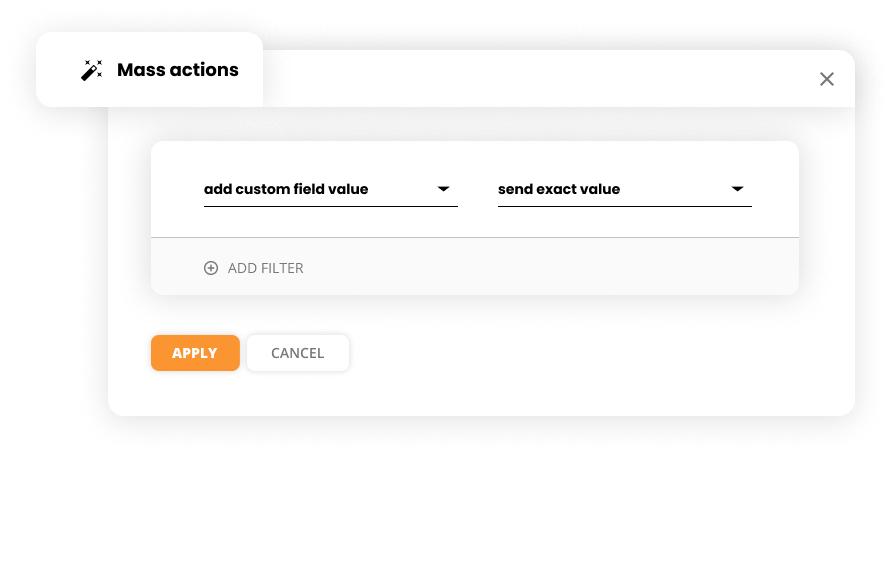 Maquette Actions en masse