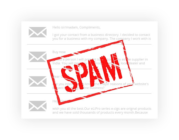 Fonctionnalité de filtres SPAM LiveAgent