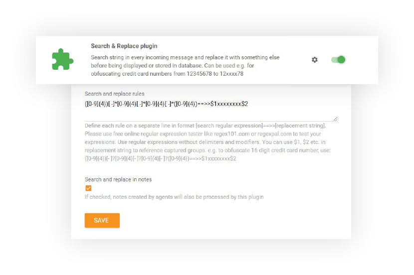 Fonctionnalité Rechercher et Remplacer dans LiveAgent