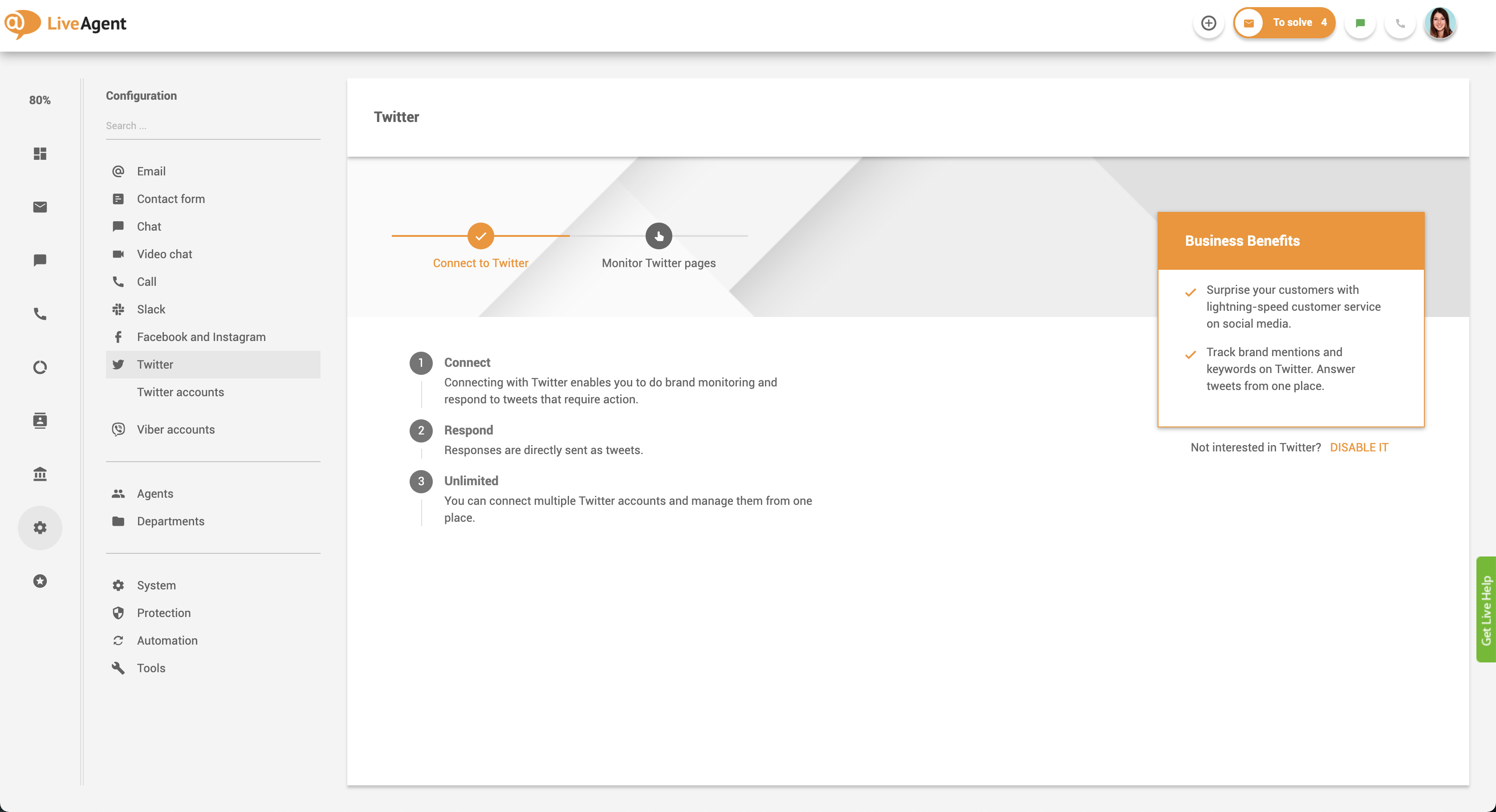 Connecter Twitter à la boîte de réception universelle