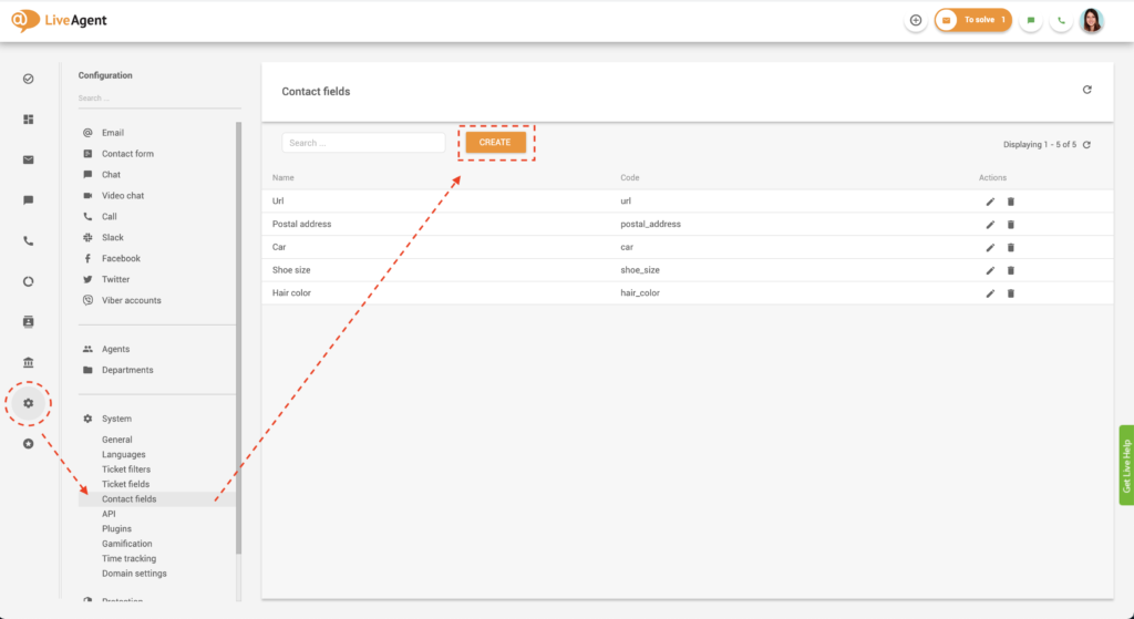 Créer un champ de contact unique