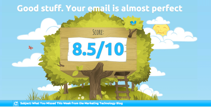 Évaluation Mail Tester