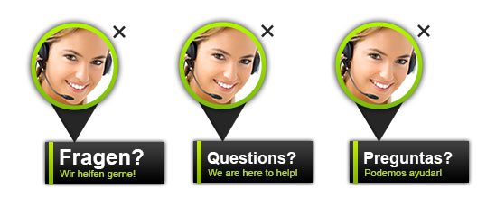 Exemple de support multilingue dans LiveAgent