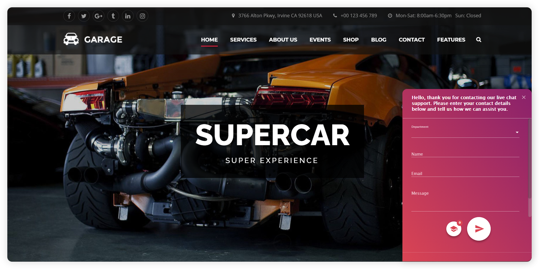 Exemple de sondage pré-chat