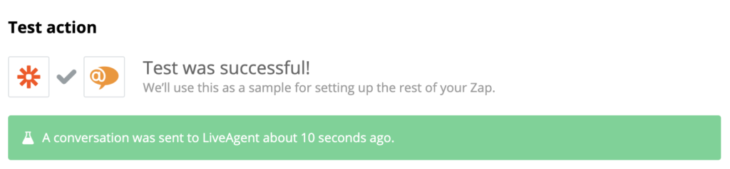 Un test réussi d'une intégration PayPal et LiveAgent