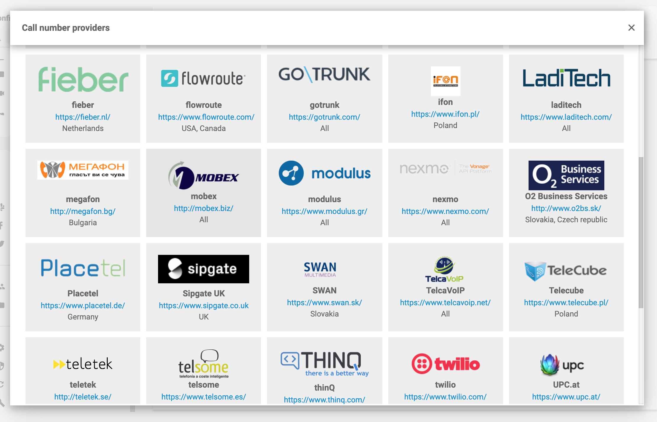 Partenaire VoIP Flowroute LiveAgent