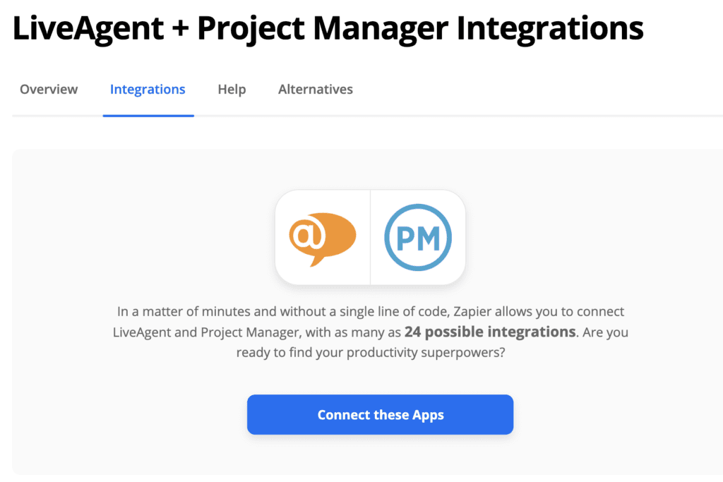 Configuration de l'intégration Zapier