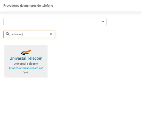 Fournisseur Universal Telecom
