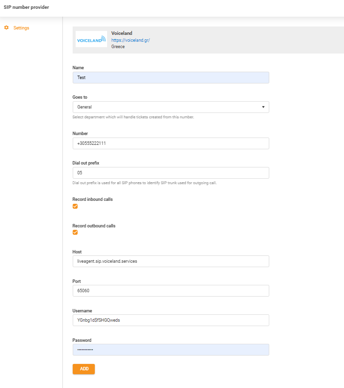 Identifiants Voiceland