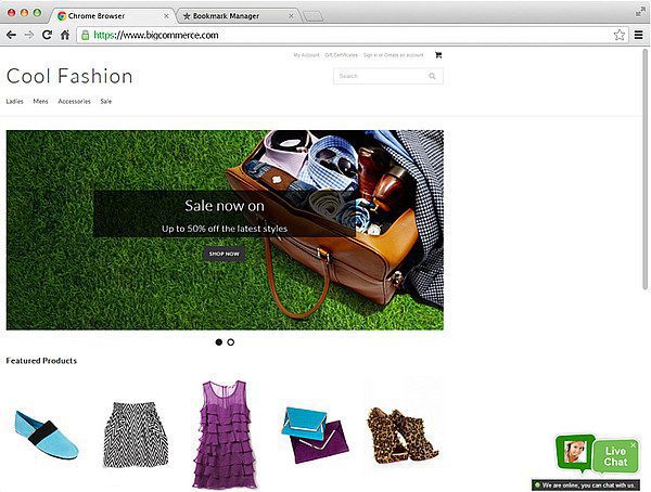Intégration LiveAgent BigCommerce livechat