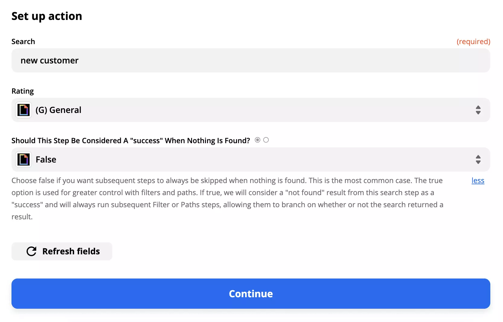 Configuration de l'action Giphy dans une intégration avec LiveAgent