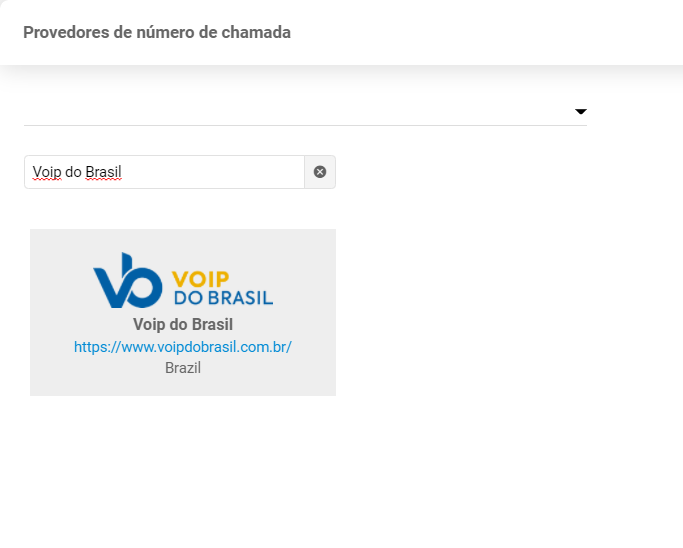 Rechercher Voip do Brasil