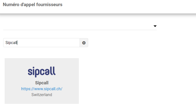 Numéro de téléphone Duocom ajouté à LiveAgent
