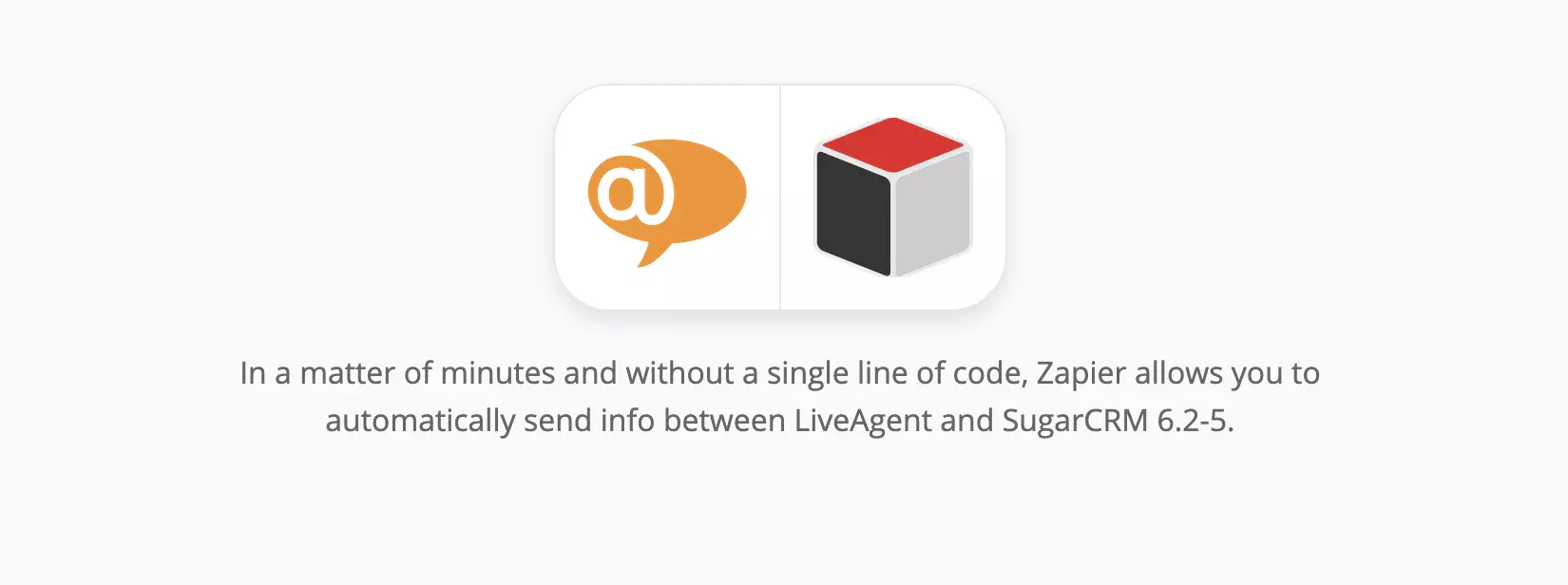 Intégration LiveAgent et SugarCRM sur Zapier