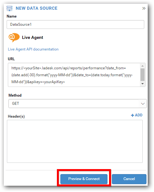 Bouton Bold BI Preview and Connect
