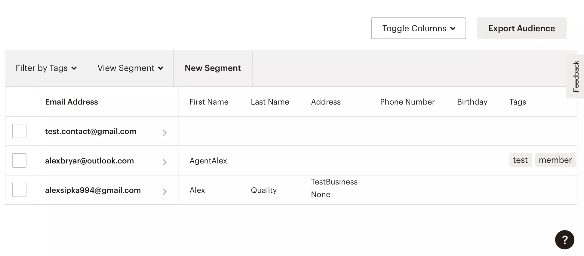 Un nouvel abonné a été ajouté à Mailchimp après une intégration réussie