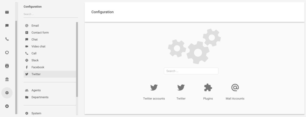 Where to find Twitter (X) in LiveAgent