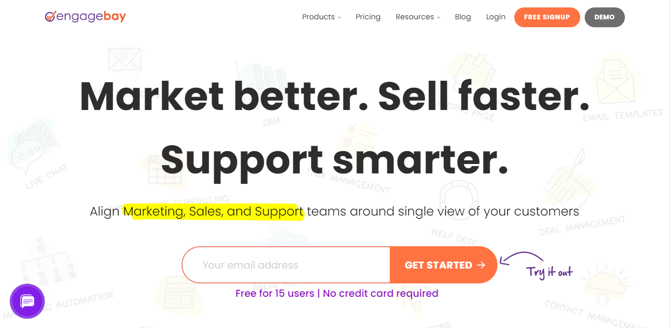 Logiciel CRM EngageBay