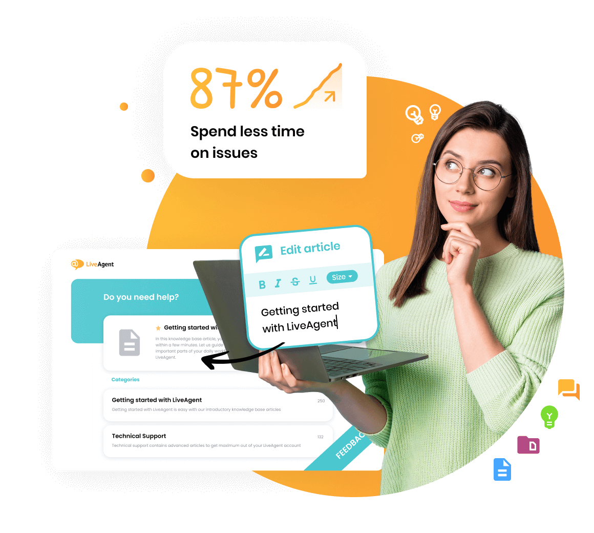 70 % des clients préfèrent l'auto-service au contact du support