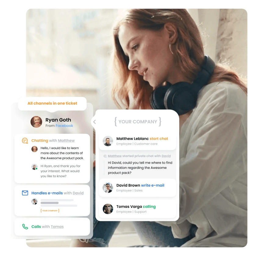 Interactions client organisées