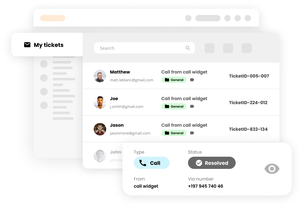Fonctionnalité Ticketing dans le logiciel de centre d'assistance - LiveAgent