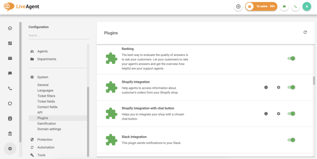 Intégration Shopify avec le logiciel d'expérience client