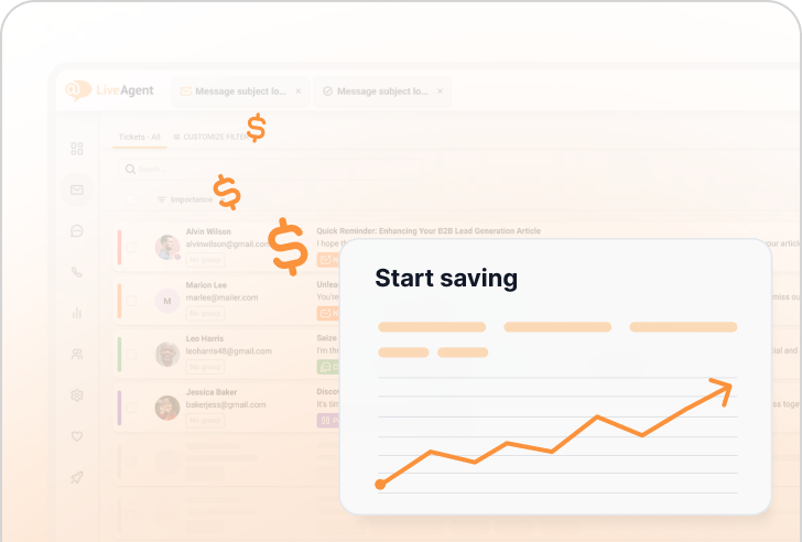 Économisez 75% sur LiveAgent