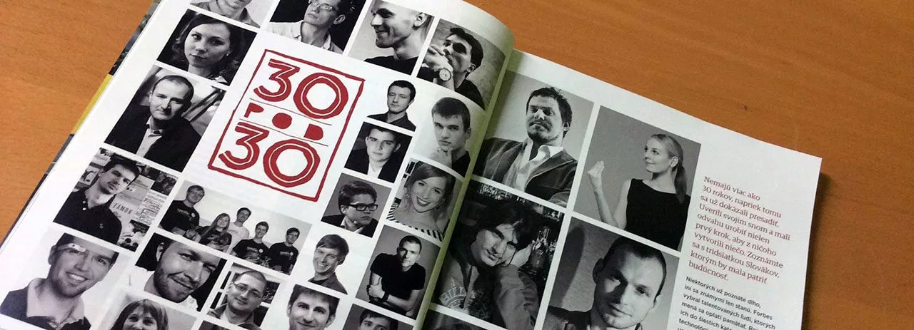 WebSupport dans Forbes 30 under 30